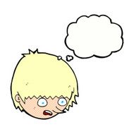 cartoon stressed face with speech bubble N10