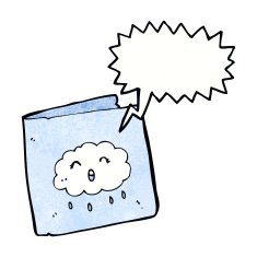 cartoon card with cloud pattern speech bubble N3