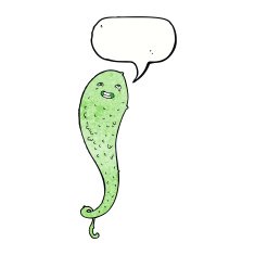 cartoon spooky ghost with speech bubble N50
