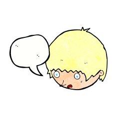 cartoon shocked face with speech bubble N17