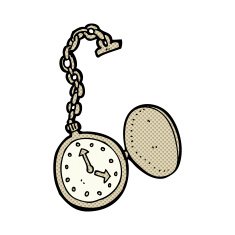 comic cartoon old watch N2
