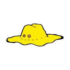 comic cartoon old australian hat N3
