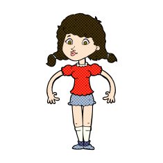 comic cartoon pretty girl N22