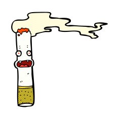 comic cartoon cigarette N5