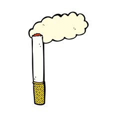 Comic cartoon cigarette N6 free image download