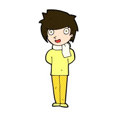 comic cartoon friendly man N5