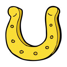 comic cartoon horseshoe N2