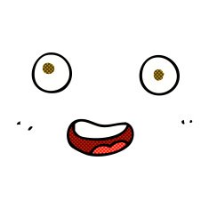 comic cartoon face N2