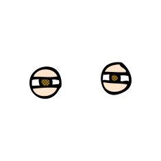 comic cartoon narrowed eyes