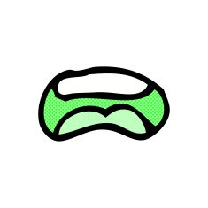 comic cartoon mouth N5