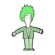 comic cartoon vampire N33