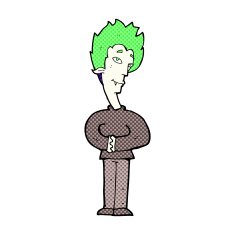 comic cartoon vampire N35