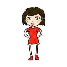 comic cartoon woman N8