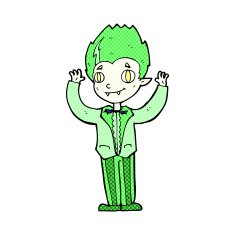 comic cartoon vampire boy N3