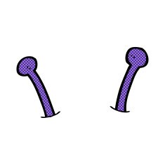 comic cartoon alien antennae N5