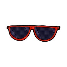 Comic cartoon sunglasses N8 free image download