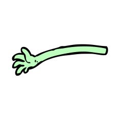 comic cartoon monster arm N24