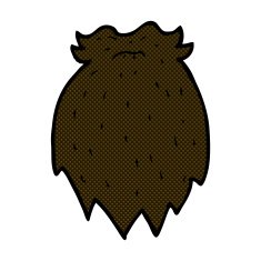 comic cartoon fake beard N3