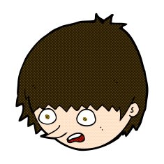 comic cartoon stressed face N3