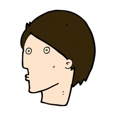 comic cartoon surprised face N5