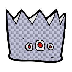 comic cartoon crown N8