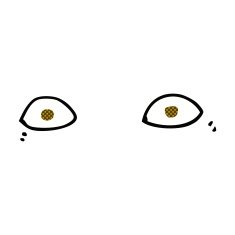 comic cartoon eyes N18