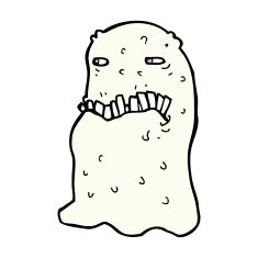 comic cartoon gross ghost N11