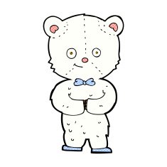 comic cartoon cute little bear N3