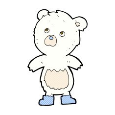 comic cartoon cute little bear N4