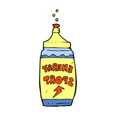 comic cartoon energy drink N3