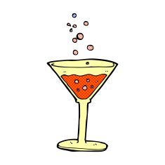 comic cartoon cocktail N12