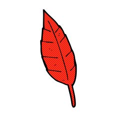 comic cartoon leaf N5