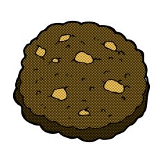 chocolate chip cookie comic cartoon N3
