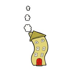 funny comic cartoon house N3