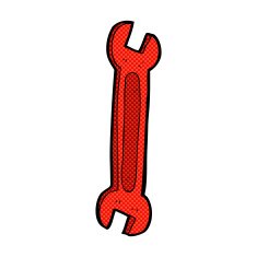comic cartoon spanner N7