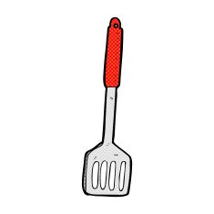comic cartoon kitchen spatula N3