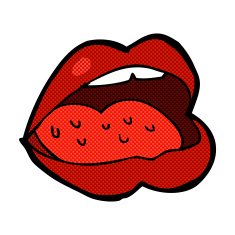 comic cartoon open mouth N6
