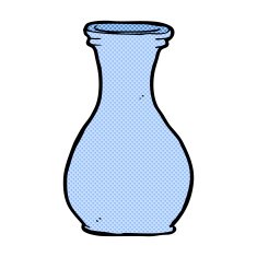 comic cartoon vase N5
