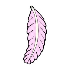 comic cartoon feather N11