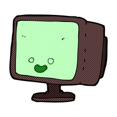 comic cartoon computer screen N5