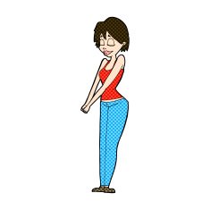 comic cartoon content woman N2