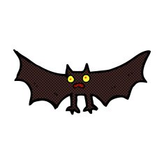 comic cartoon bat N7