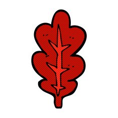 comic cartoon leaf symbol N10