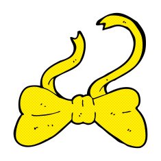 comic cartoon bow tie N24