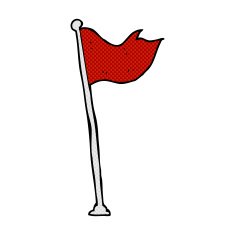 comic cartoon flag N3