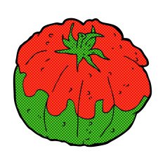 comic cartoon tomato N36