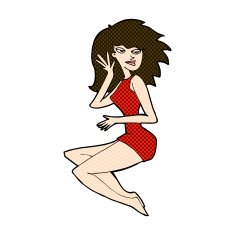 comic cartoon sexy woman N4