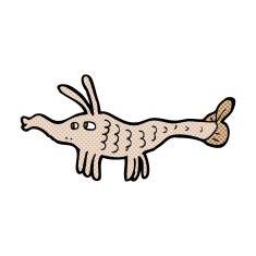 comic cartoon shrimp N8