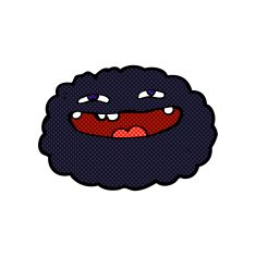 happy comic cartoon cloud N5