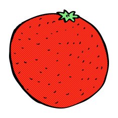 comic cartoon orange N4